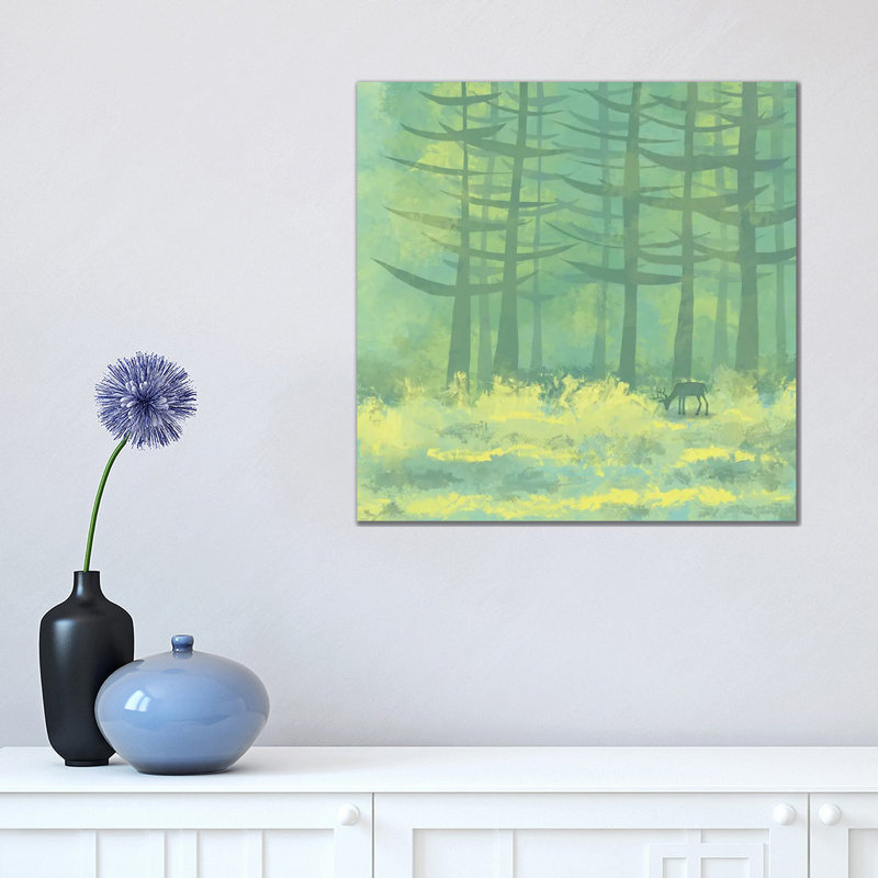 « The clearing » par Nic squirrell-impression, Toile tendue, H 18 po x l 18 po x 1,5 po, Pas de tapis