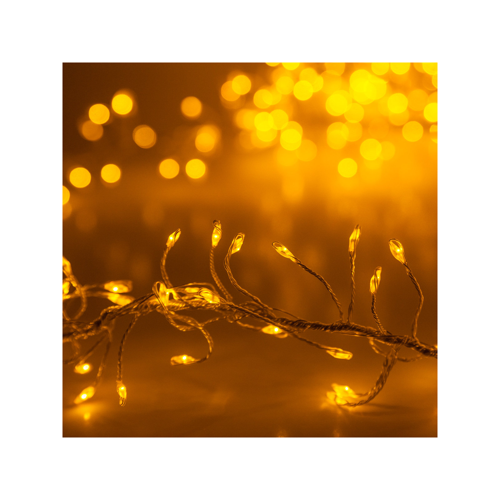 96'' LED String Lights, Gold