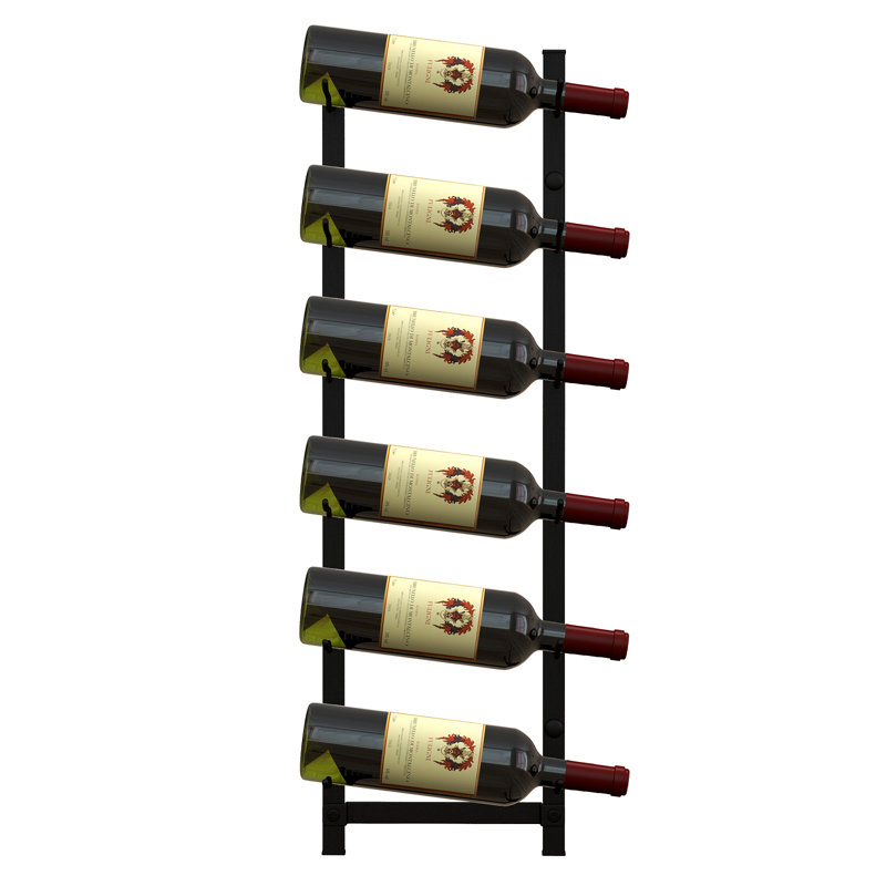 Otmar Wine Bottle Rack in Black
