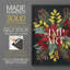 «Christmas Holiday Art CXI», reproduction encadrée - bois massif-87945075-87945072