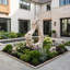 Dimensional Organic Stone Sculpture