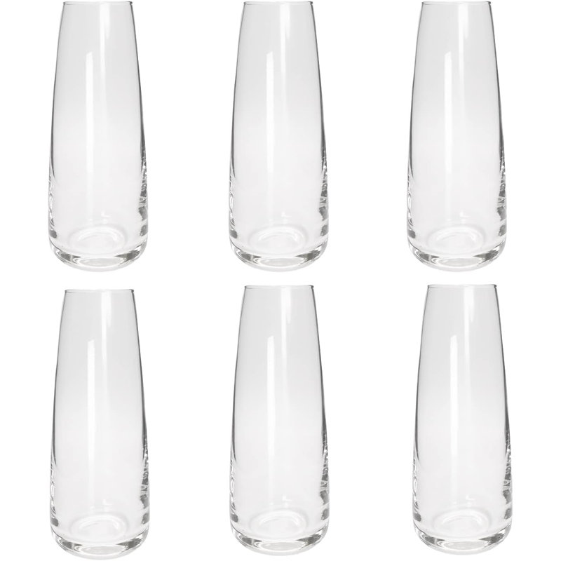 Vase de table en verre Despain, Transparent