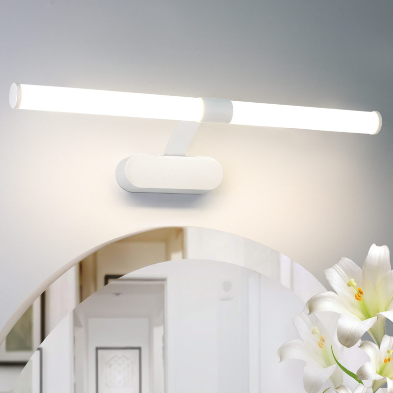 LED mirror bathroom mirror lamp 8W 4000K 60CM bathroom lamp bathroom light, White