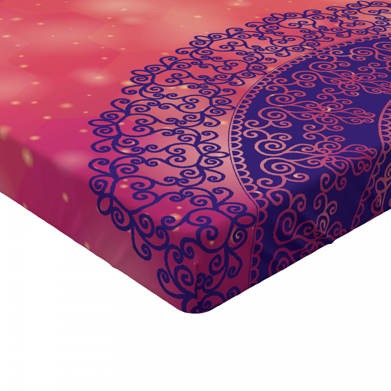 Microfiber Patterned Fitted Sheet, Full Fitted Sheet