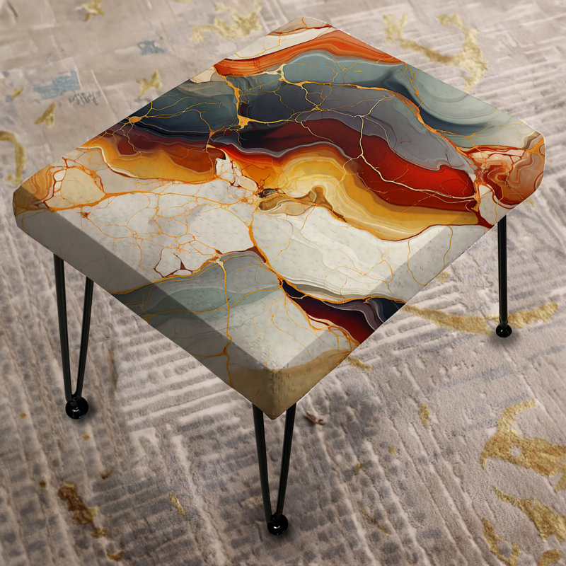 Beauty Marble Pattern I - Marble Rectangle Ottoman