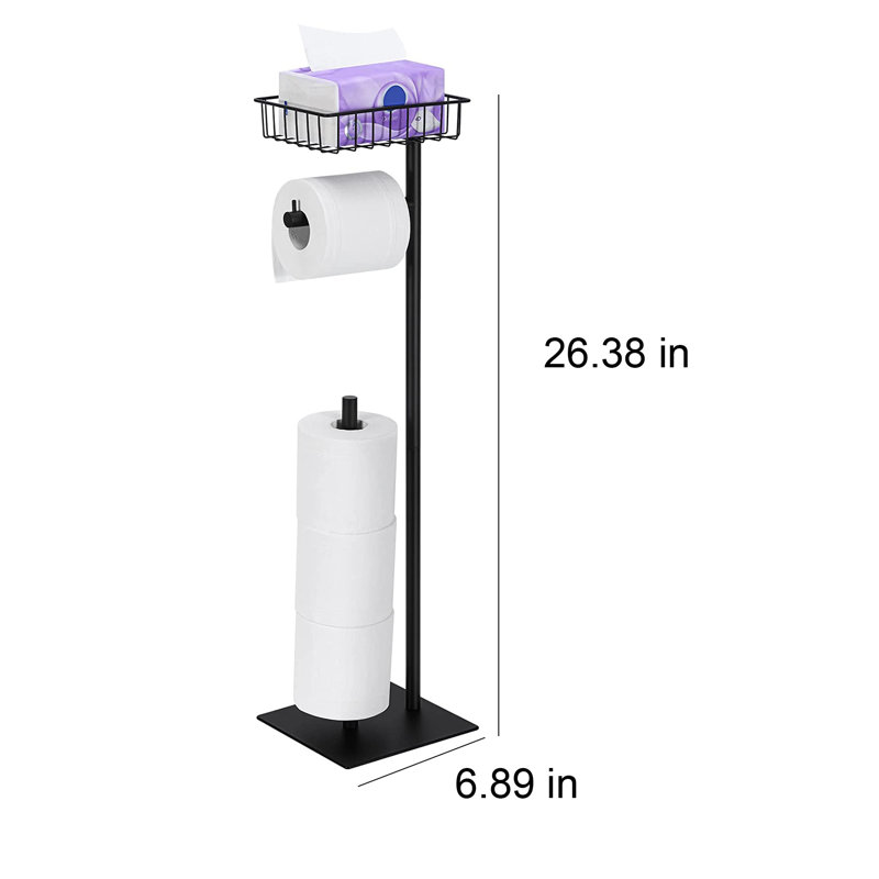 Porte-papier hygiénique sur pied