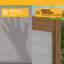 Pare-soleil / rideau manuel Pergola résistant au vent compatible avec la marque Causeway Bay-105341434-105341436