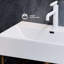 Lavabo console en céramique Claire 24 avec pieds chromés-731963041