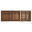 Chaise longue Davion pour patio en bois d'acacia avec coussin et dossier réglable-112070735