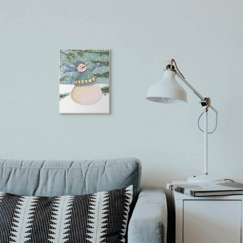 «Snowman Pine», impression, Plaque murale, H 15 po x l 10 po