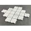 Carreau de mosaïque en porcelaine 3 po x 3 po Arabesque