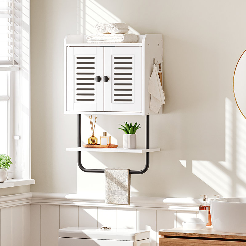 Bathroom Wall Cabinet With Towel Bar