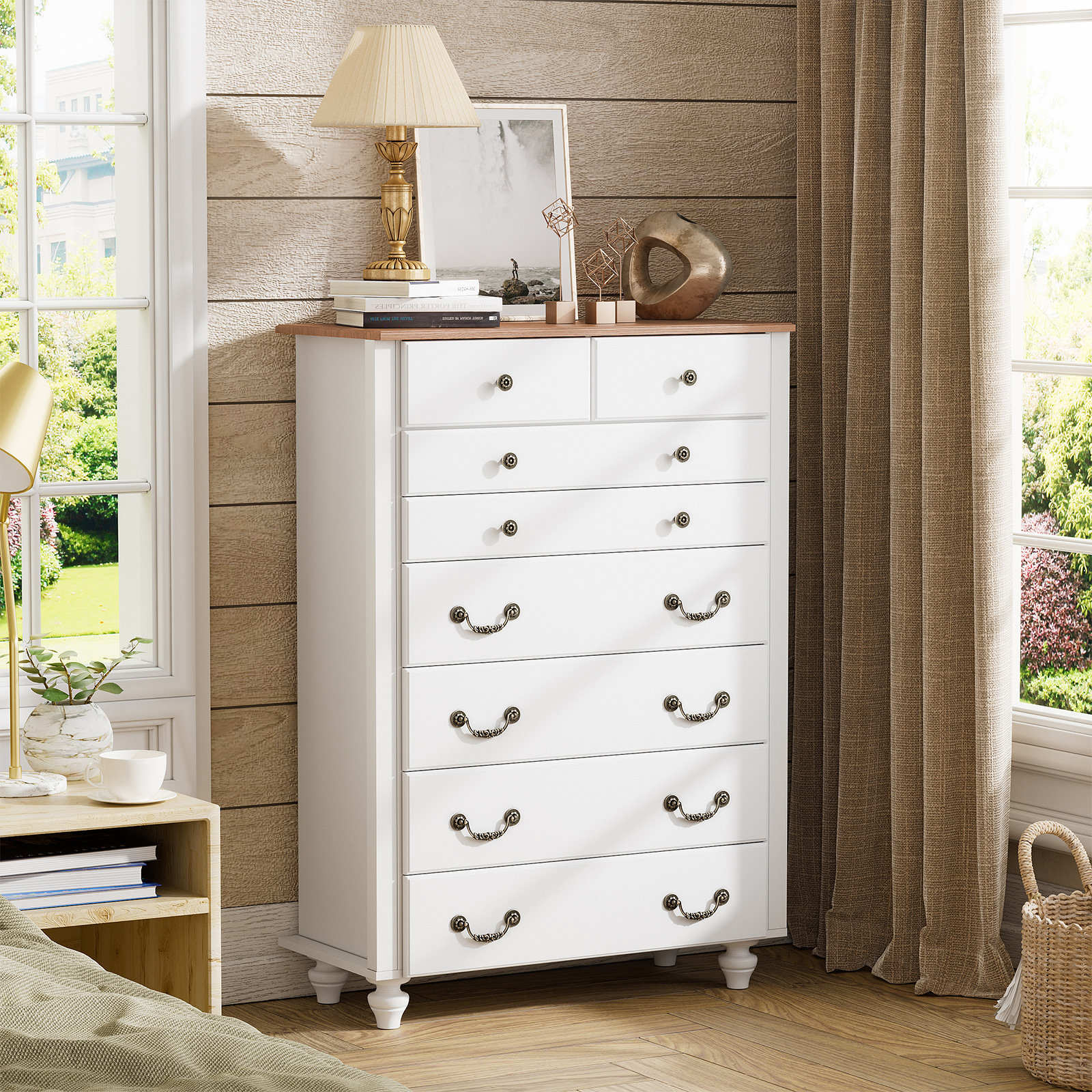 VBESTLIFE Armoire De Maison De Poupée 1:12 Armoire à Tiroirs De Maison