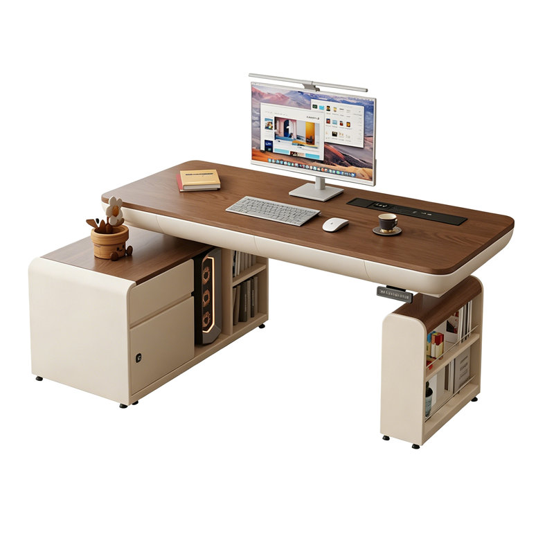 Bureau moderne à hauteur réglable 59,06 po, H 46,77 po x l 59,06 po x P 47,24 po