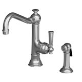 Jacobean Single Handle Kitchen Faucet with Side Spray