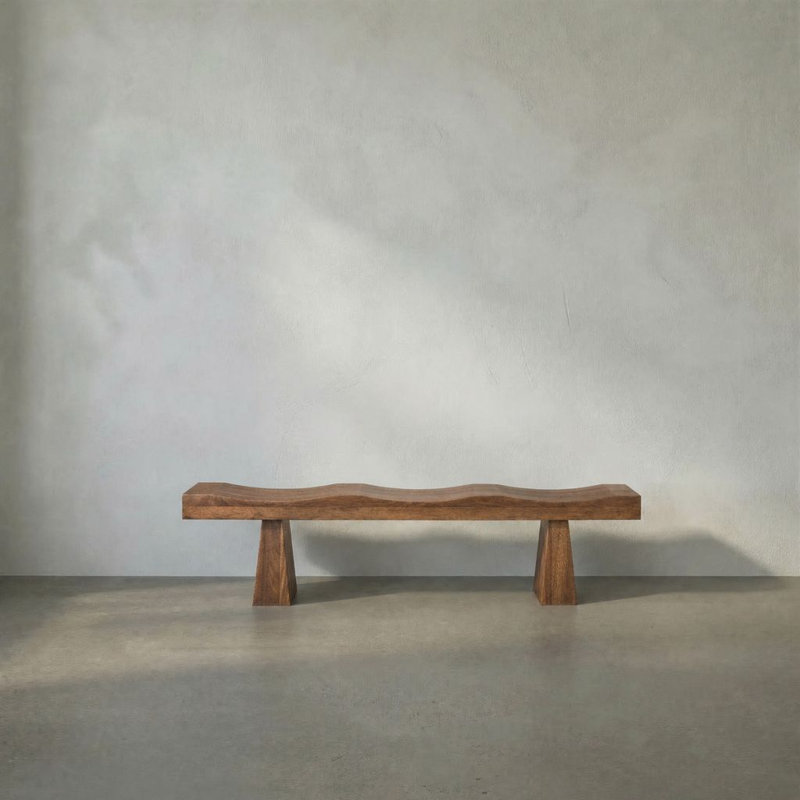 Shibumi Solid Wood Bench