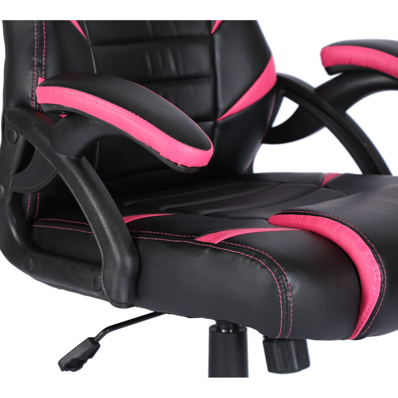 BraZen Puma PC Gaming Chair, Pink