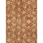 Tapis oriental rectangulaire en laine noué à la main beige / rouge-1815070481
