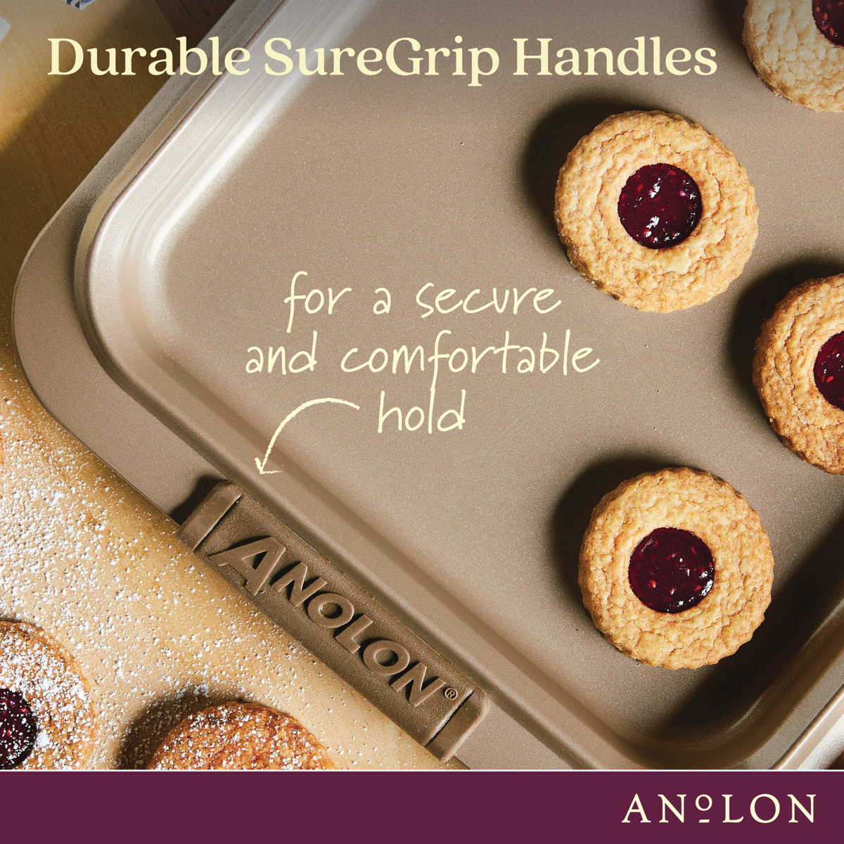 Advanced Nonstick Bakeware 10-Inch x 15-Inch Cookie Pan - Thumbnail 5