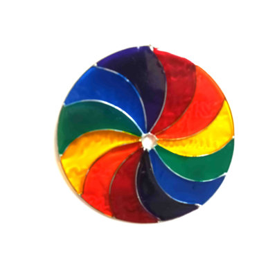 Abiodun Plastic Abstract Suncatcher