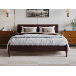 Amandaleigh Solid Wood Panel Bed