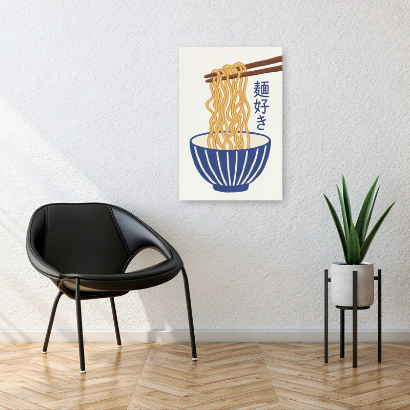 Art mural contemporain Delici Ramen Bowl, H 36 po x l 24 po