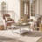 Locke Solid Wood Top Coffee Table-750699858