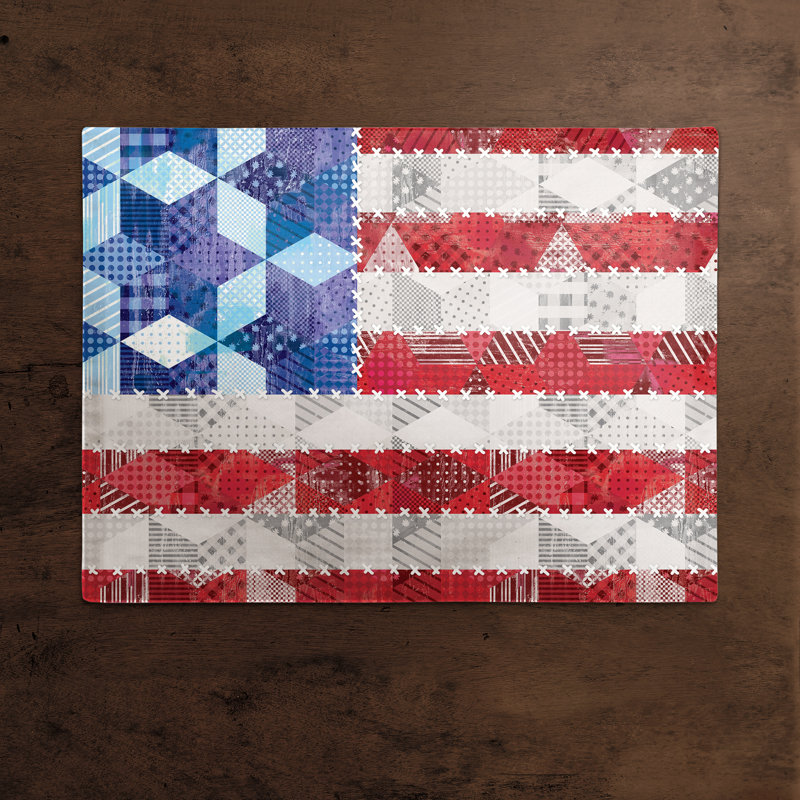 Cragmere Polyester Patchwork Rectangle Placemat