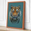 Tiger's Gaze Realism - Wrapped Canvas-1145660662-1145660686