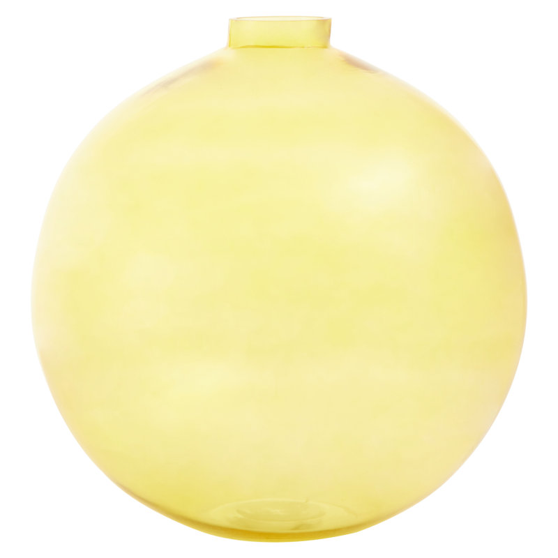 Bree Glass Table Vase, Yellow