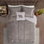 Très grand luxe à l'édredon, duvet gris 18 po x 18 po, confortable, lavable à la machine