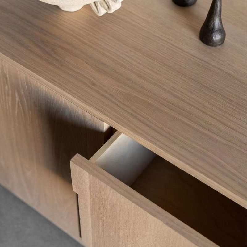 Armoire d'entrée Mid-Century, H 26,8 po x l 82,7 po x P 19,7 po