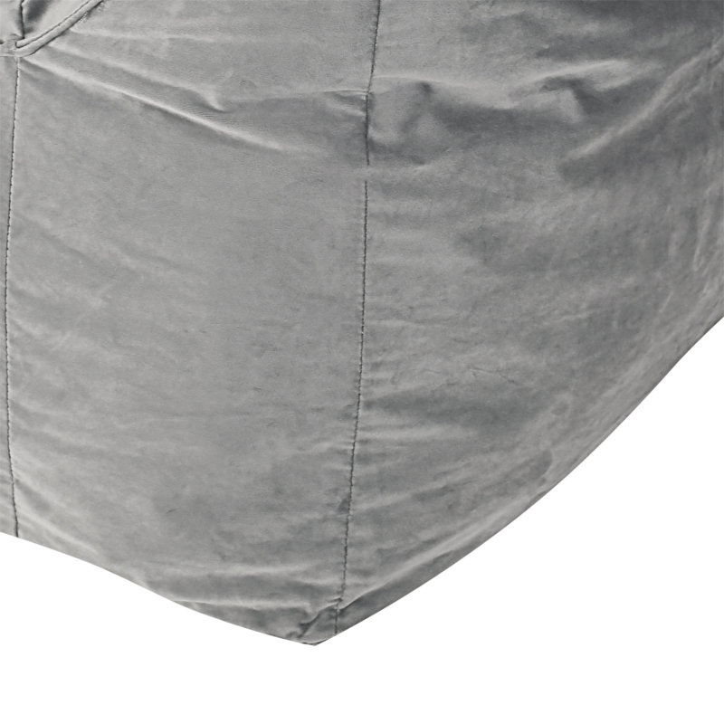 Fauteuil à billes avec accoudoirs, Gris, H 43,01 po x l 40,01 po x P 40,01 po