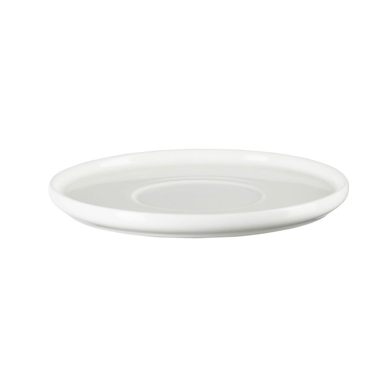ASA Selection oco saucer, fine bone china saucer, glossy white, 14.5cm