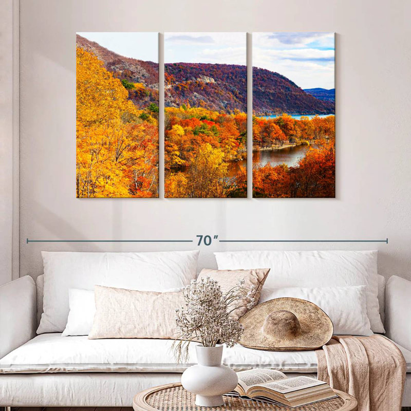 Paysage d'ours d'automne Alvord, H 32 po x l 50 po