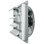 Ventilateur de 16 pouces à obturateur, 2000 CFM à grande vitesse, ventilateur de grenier mural en aluminium avec moteur à courant alternatif, ventilation et refroidissement pour serres, garages, remises, magasins, FCC