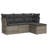  Garden Sofa Set Grey, Dark Grey