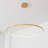 Eliades 39.4 Inch Large LED Simple Pendant Light Remote Dimming-1646262311