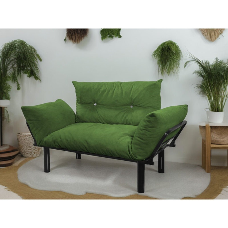 Causeuse moderne Ada, Vert