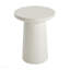 Table d'appoint d'extérieur H 24 po MGO Terrazzo, blanc