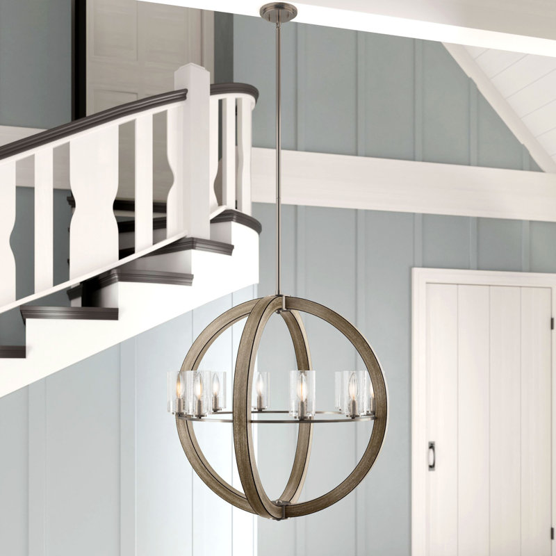 Grand Bank 8 - Light Globe Chandelier