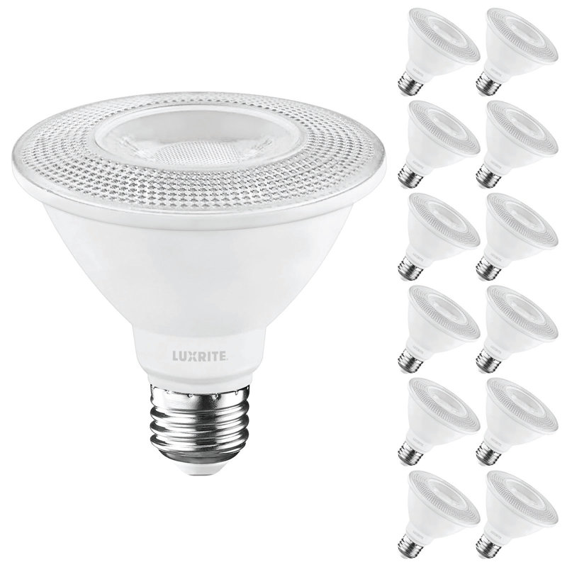 75 Watt Equivalent PAR30 E26/Medium (Standard) Dimmable LED Bulb, 3500