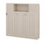 Lit escamotable double avec armoires de rangement