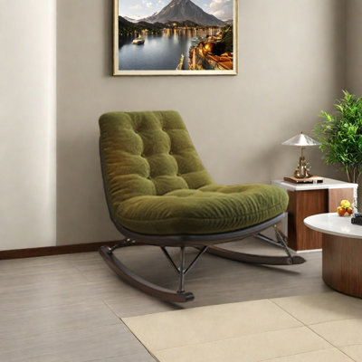 Chaise berçante douce et confortable