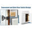 Armoire blanche à 2 portes Shaker avec 1 tablette réglable pour le rangement de la cuisine, du salon et du garage, charnières à fermeture en douceur, imperméable, base en bois massif 30 W x 34,5 H x 24 po