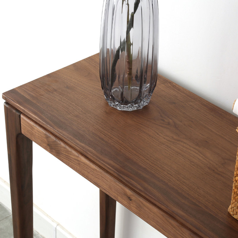 Console américaine simple brun, H 33,5 po x l 43,3 po x P 9,8 po
