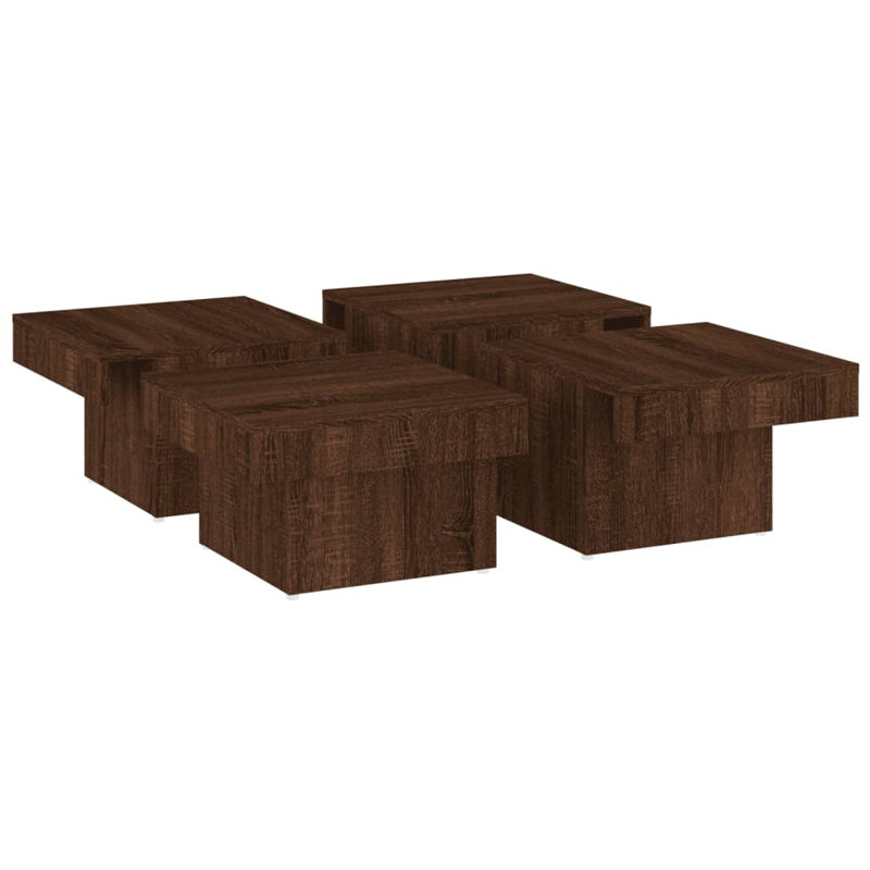 Allete Block Coffee Table, Grey Sonoma
