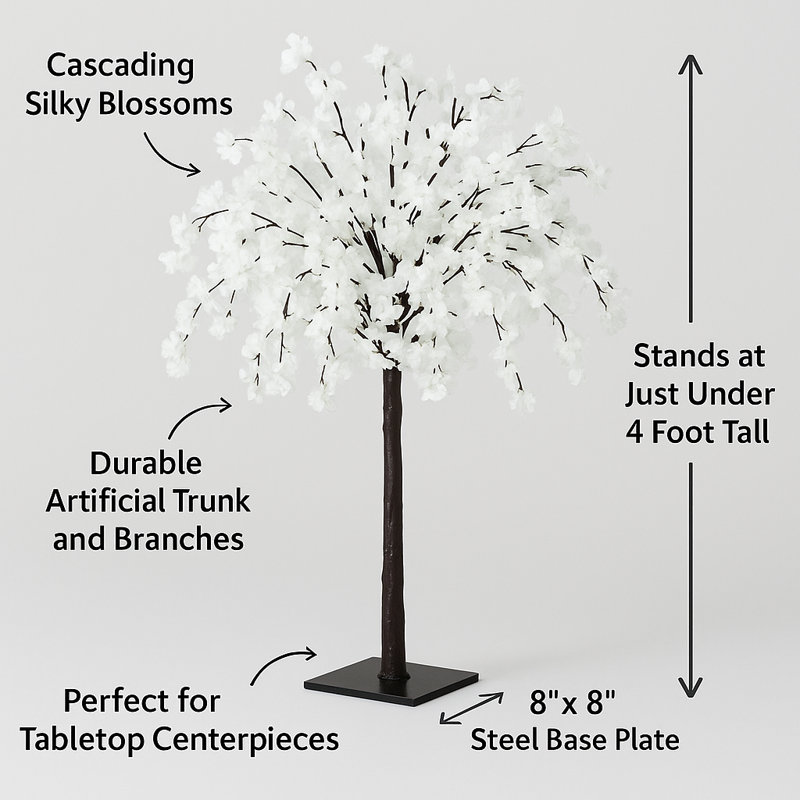 Cherry Blossom Arrangement, White