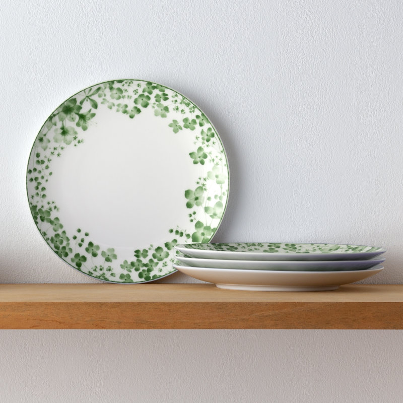 Noritake Bloomington Road Salad Plates, 8-1/4", Green