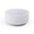 49 Inch Round Shape Freestanding Solid Surface Soaking Bathtub For Bathroom